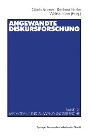 Kniha Angewandte Diskursforschung Gisela Brünner