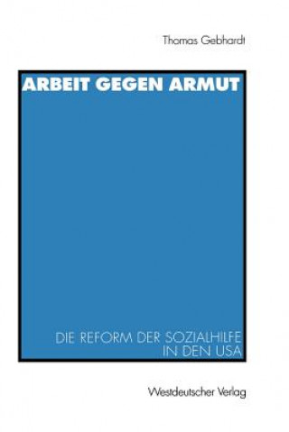 Libro Arbeit Gegen Armut Thomas Gebhardt