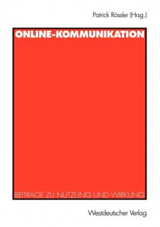 Buch Online-Kommunikation Patrick Rössler