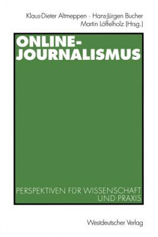 Książka Online-Journalismus Klaus-Dieter Altmeppen