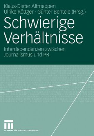 Kniha Schwierige Verhaltnisse Klaus-Dieter Altmeppen