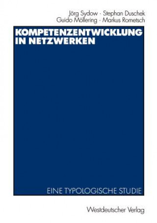 Book Kompetenzentwicklung in Netzwerken Jorg Sydow