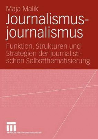 Książka Journalismusjournalismus Maja Malik