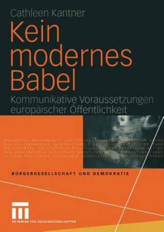 Kniha Kein Modernes Babel Cathleen Kantner