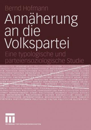 Kniha Ann herung an Die Volkspartei Bernd Hofmann