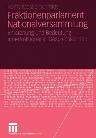 Książka Fraktionenparlament Nationalversammlung Romy Messerschmidt