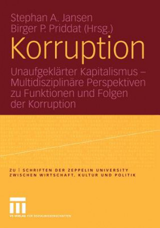 Kniha Korruption Stephan A. Jansen