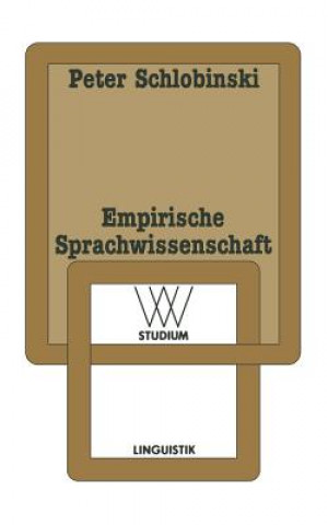 Kniha Empirische Sprachwissenschaft Peter Schlobinski