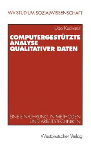 Book Computergestutzte Analyse Qualitativer Daten Udo Kuckartz