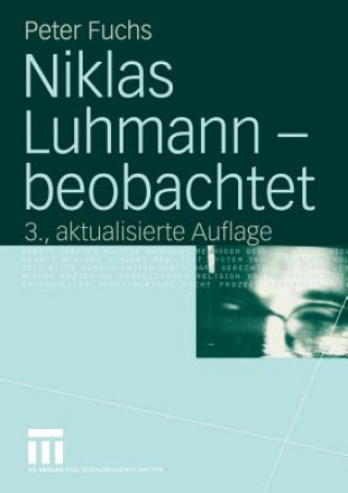 Kniha Niklas Luhmann - Beobachtet Peter Fuchs