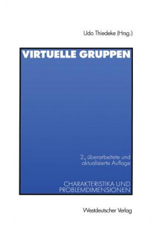 Книга Virtuelle Gruppen Udo Thiedeke