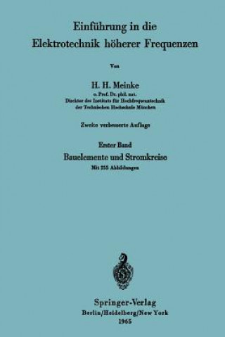 Kniha Bauelemente und Stromkreise Hans H. Meinke