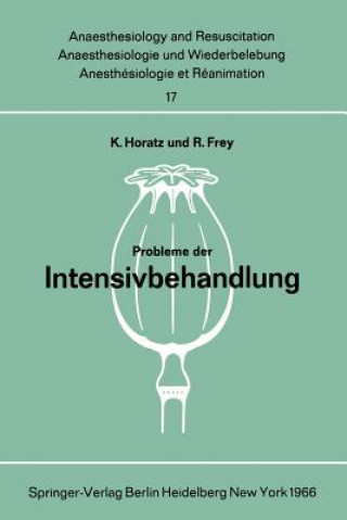 Książka Probleme der Intensivbehandlung R. Frey