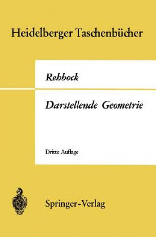 Knjiga Darstellende Geometrie Fritz Rehbock