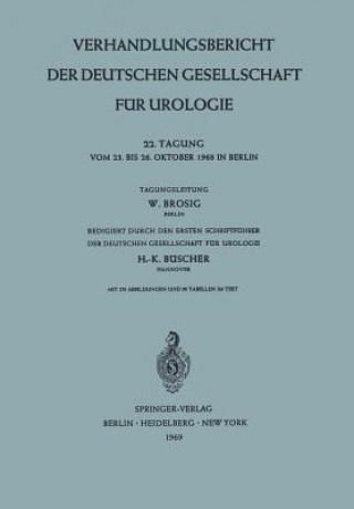 Книга Verhandlungsbericht der Deutschen Gesellschaft fur Urologie H. -K. Büscher