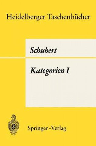 Kniha Kategorien H. Schubert