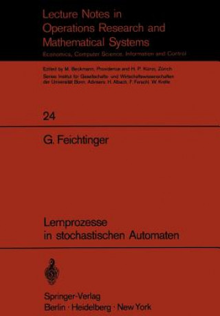 Książka Lernprozesse in Stochastischen Automaten Gustav Feichtinger