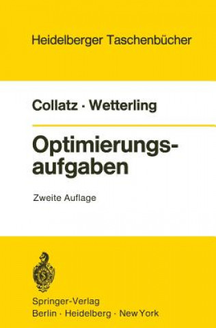 Boek Optimierungsaufgaben Lothar Collatz