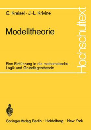 Kniha Modelltheorie Georg Kreisel