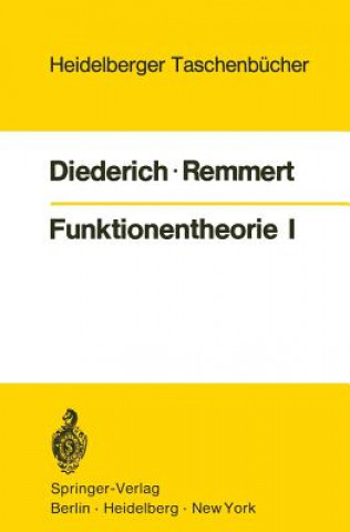 Könyv Funktionentheorie I Klas Diederich