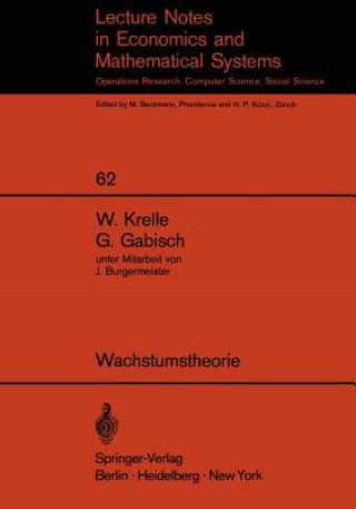 Könyv Wachstumstheorie W. Krelle