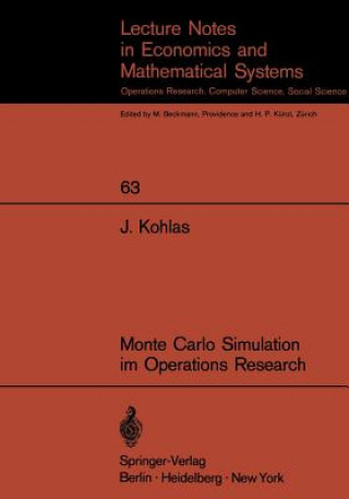 Kniha Monte Carlo Simulation Im Operations Research Jürg Kohlas