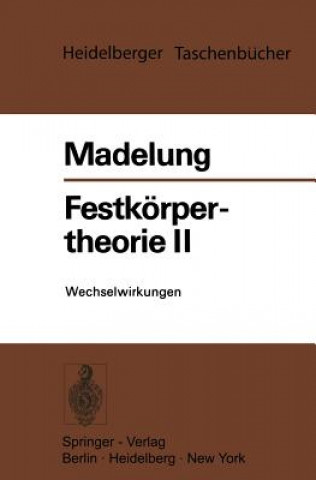 Carte Festkorpertheorie Otfried Madelung