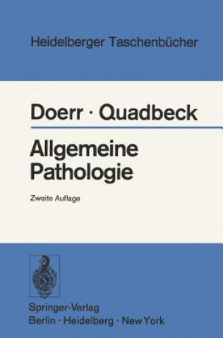 Kniha Allgemeine Pathologie W. Doerr
