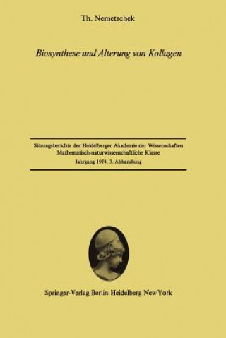Kniha Biosynthese und Alterung von Kollagen T. Nemetschek