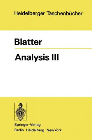 Książka Analysis C. Blatter