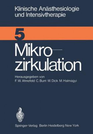 Kniha Mikrozirkulation F. W. Ahnefeld