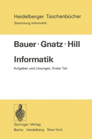 Livre Informatik Friedrich L. Bauer