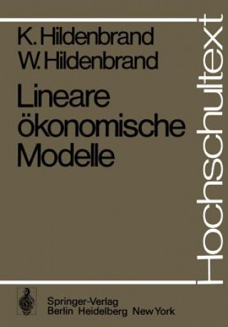 Carte Lineare Okonomische Modelle K. Hildenbrand