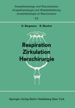 Kniha Respiration Zirkulation Herzchirurgie H. Bergmann
