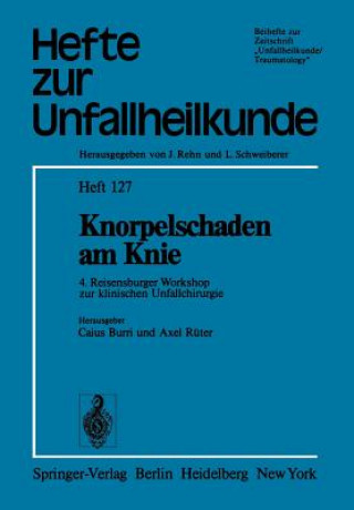 Libro Knorpelschaden am Knie C. Burri