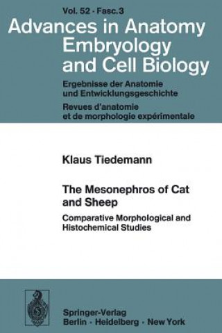 Kniha Mesonephros of Cat and Sheep K. Tiedemann