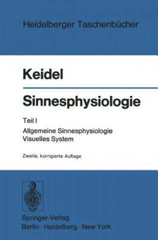 Kniha Sinnesphysiologie Wolf D. Keidel