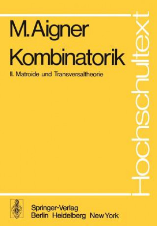 Kniha Kombinatorik Martin Aigner