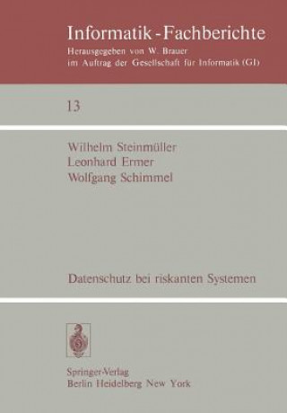 Könyv Datenschutz bei riskanten Systemen W. Steinmüller
