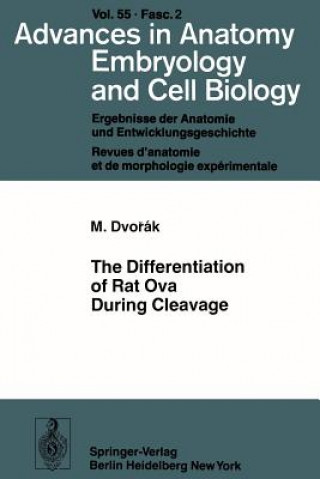 Książka Differentiation of Rat Ova During Cleavage Milan Dvořák