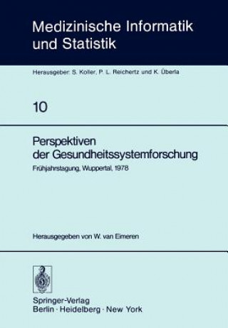 Kniha Perspektiven Der Gesundheitssystemforschung W. van Eimeren