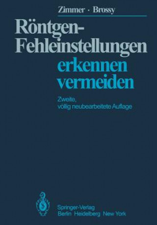 Libro Rontgen-Fehleinstellungen Emil-Afred Zimmer