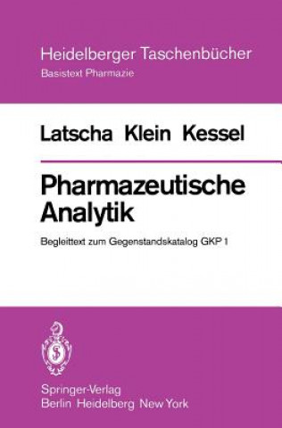 Könyv Pharmazeutische Analytik Hans P. Latscha