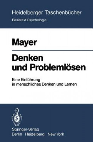 Livre Denken und Problemlosen Richard E. Mayer