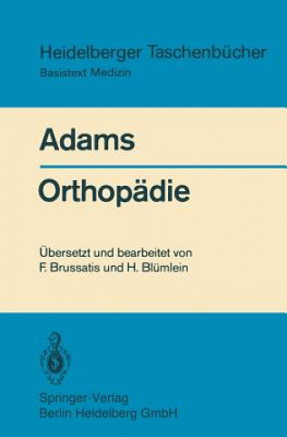 Kniha Orthopadie John Crawford Adams