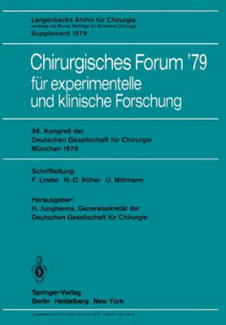 Könyv Chirurgisches Forum  79 H. Junghanns