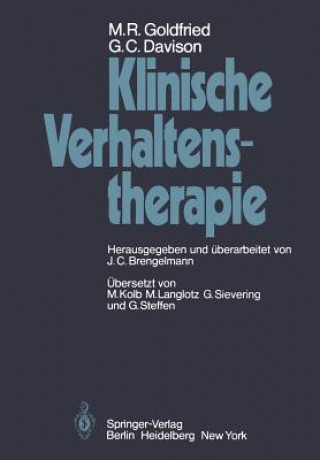 Knjiga Klinische Verhaltenstherapie Marvin R. Goldfried