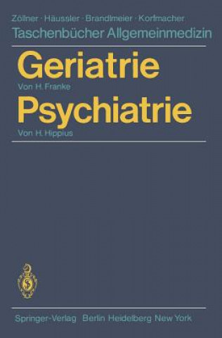 Könyv Geriatrie Psychiatrie Hans Franke