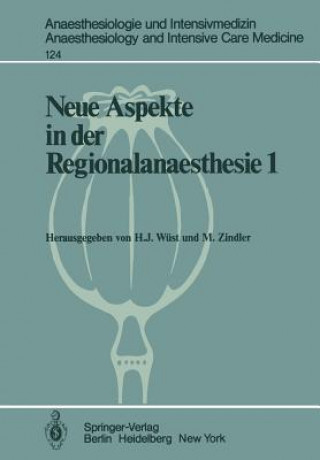 Kniha Neue Aspekte in der Regionalanaesthesie 1 H. J. Wüst