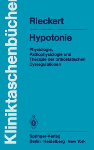 Könyv Hypotonie Hans Rieckert